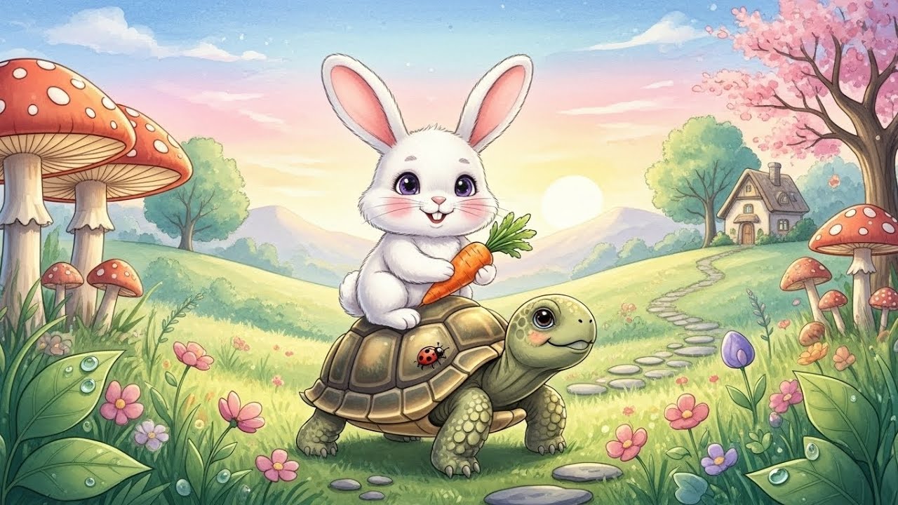 토끼와 거북이. 토끼와 거북이의 경주의 승자는 누구일까요?