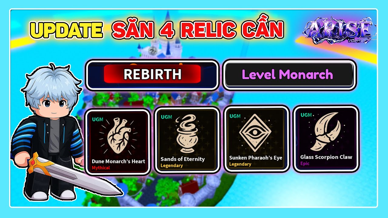 ARISE CROSSOVER | UPDATE TÁI SINH SĂN THÀNH CÔNG 4 RELIC PHẢI CÓ