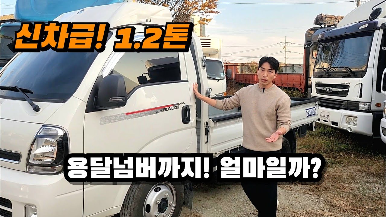 신차급 컨디션! 1.2톤 봉고3 풀옵션 오토차량 얼마일까? 