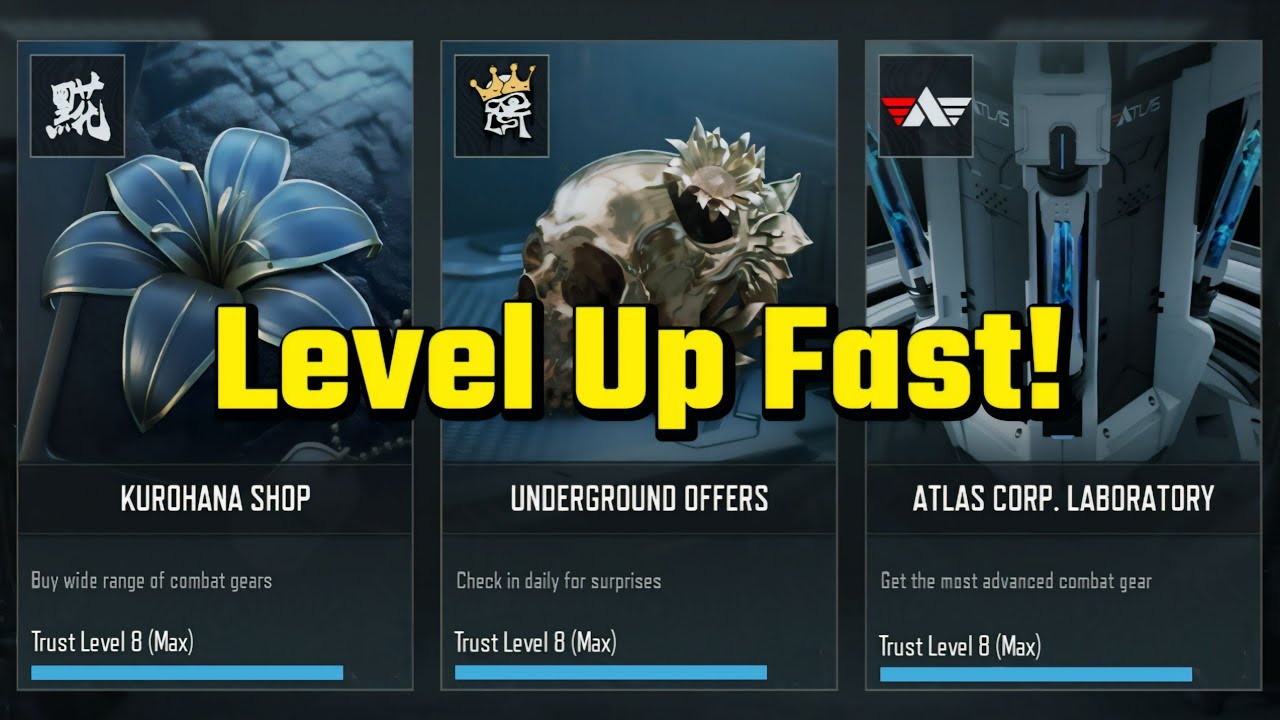 How to Level Up Faster the Kurohana Shop, Underground, and Atlas Corp Laboratory | DMZ RECON