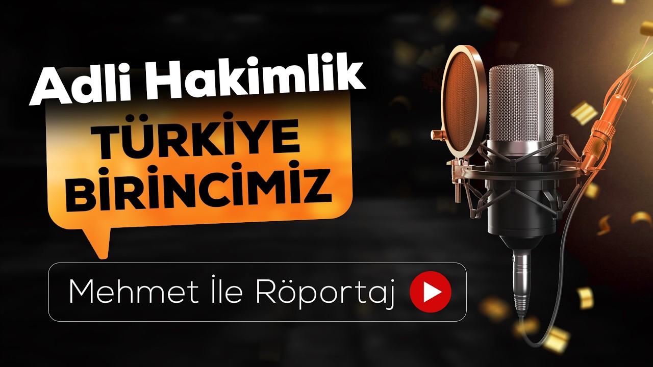 NASIL ADLİ HAKİMLİK TÜRKİYE BİRİNCİSİ OLDU? 🏆 | 