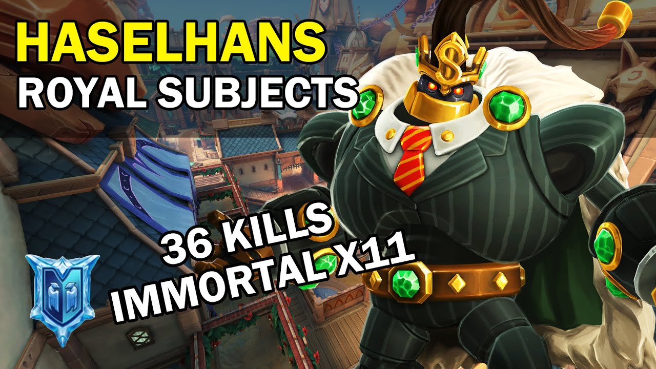 36 Kills HaselHans Bombking Paladins Competitive (Diamond) ROYAL SUBJECTS - Immortal X11