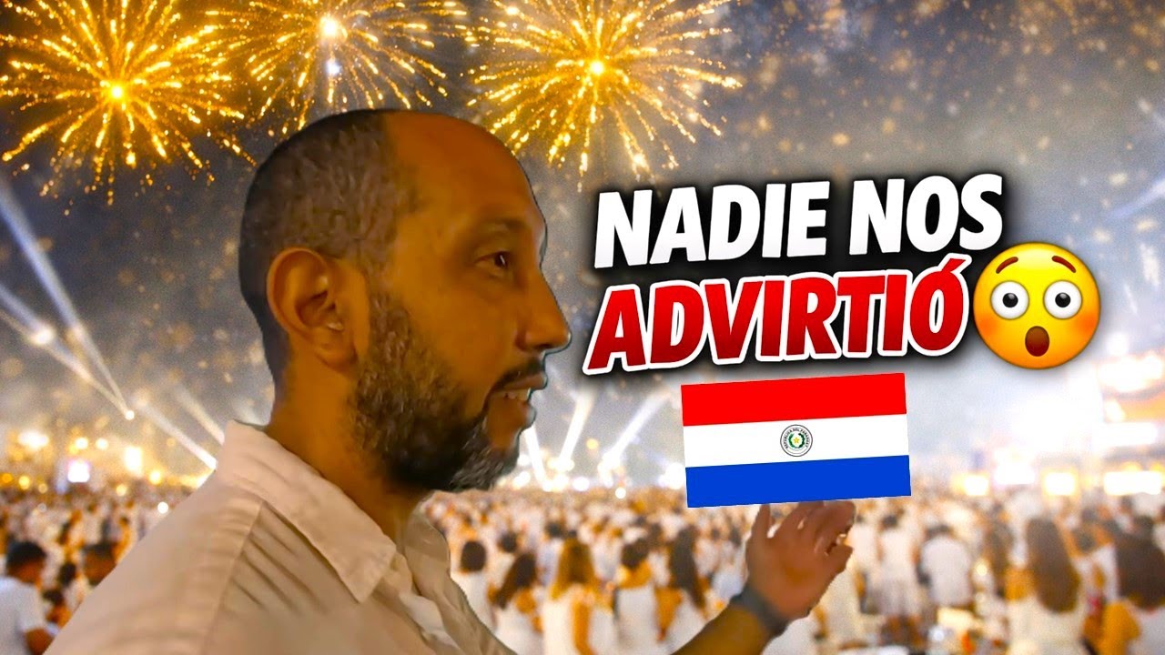 ¿ESTO es Año Nuevo en Paraguay? 😳 | Nuestra primera Fiesta Blanca en Encarnación