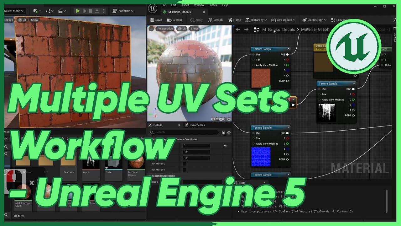 Multiple UV Sets Workflow - Unreal Engine 5