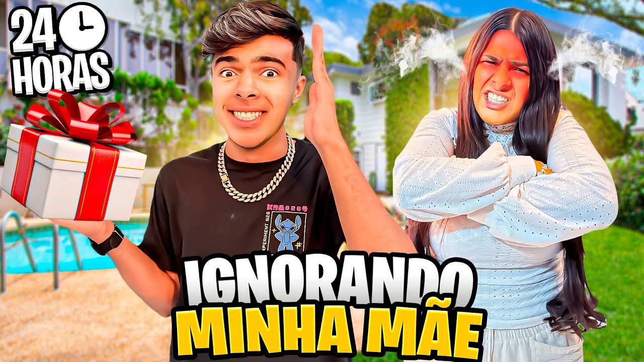 Ignorando minha mãe 24h! *dia das mães