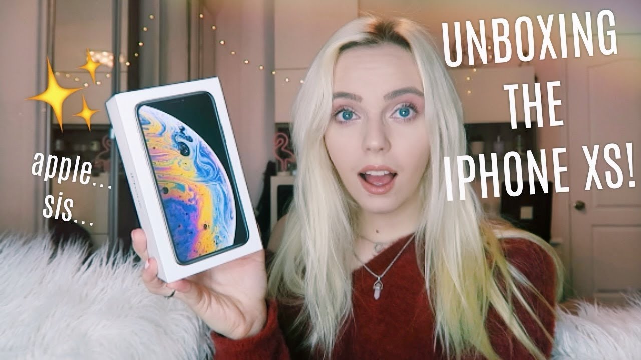 UNBOXING THE IPHONE XS 😱📱