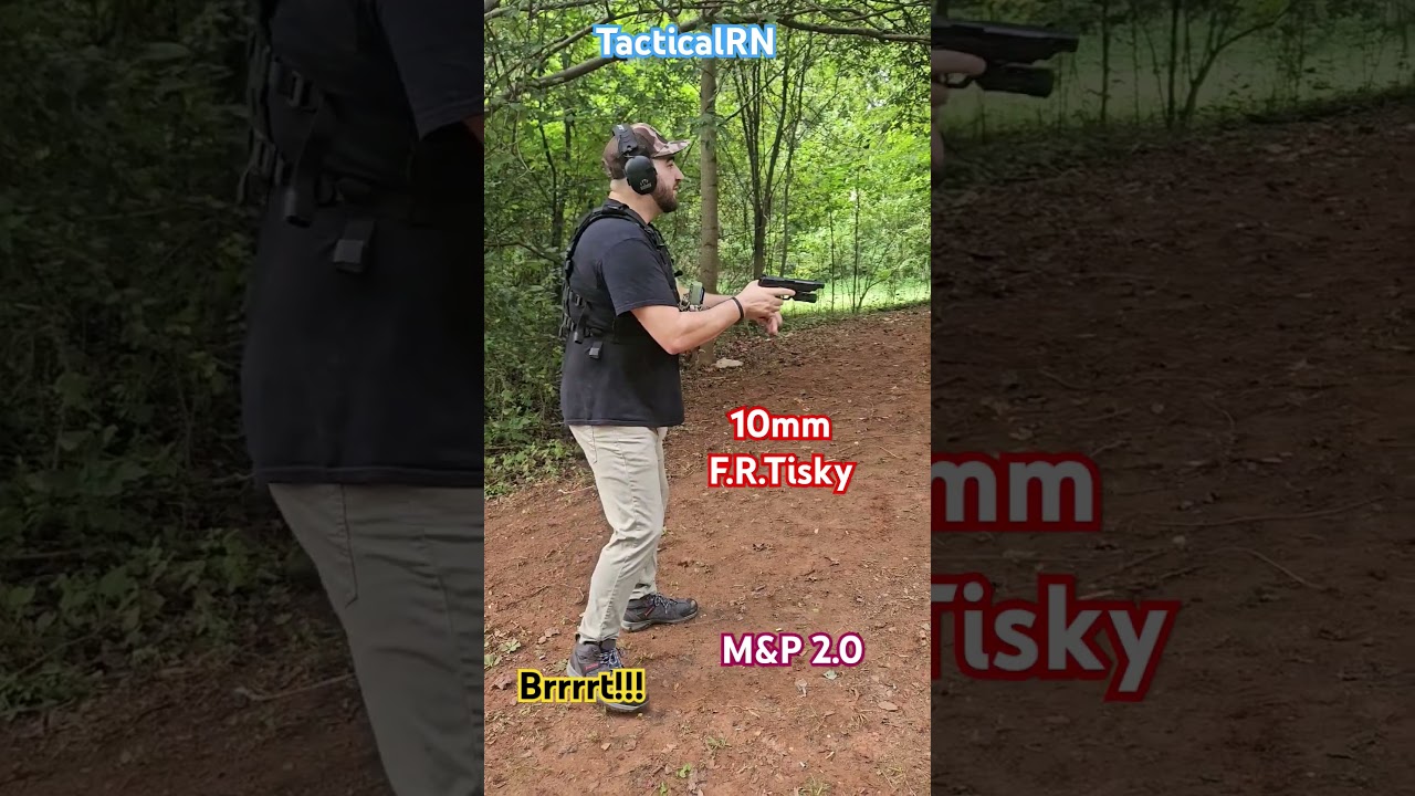 10mm Smith&Wesson M&P 2.0 F.R.Tisky w/TacticalRN 🔥 Freedom Finger Triggers