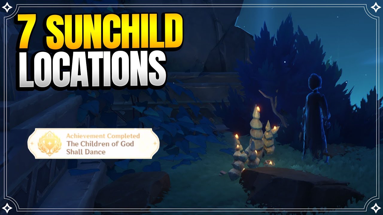 7 Sunchild Locations | The Phaethons' Syrtos Sequel | World Quests and Puzzles |【Genshin Impact】