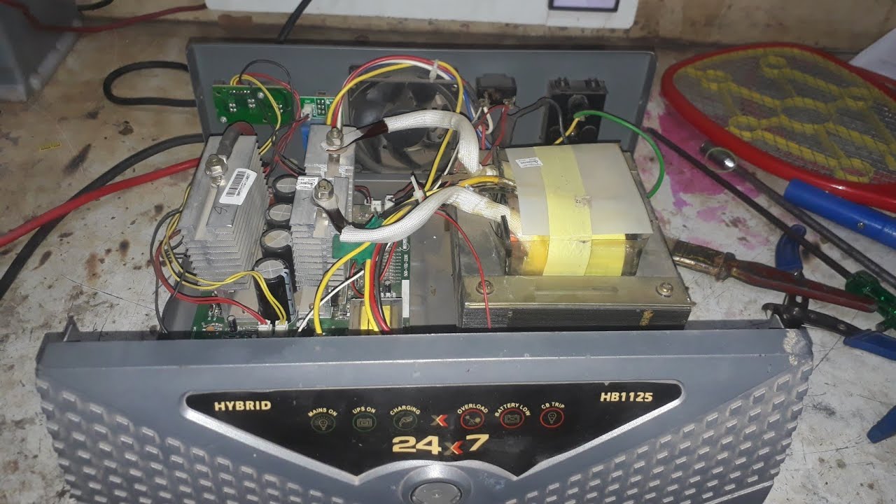 microtek 24×7  output  problem
