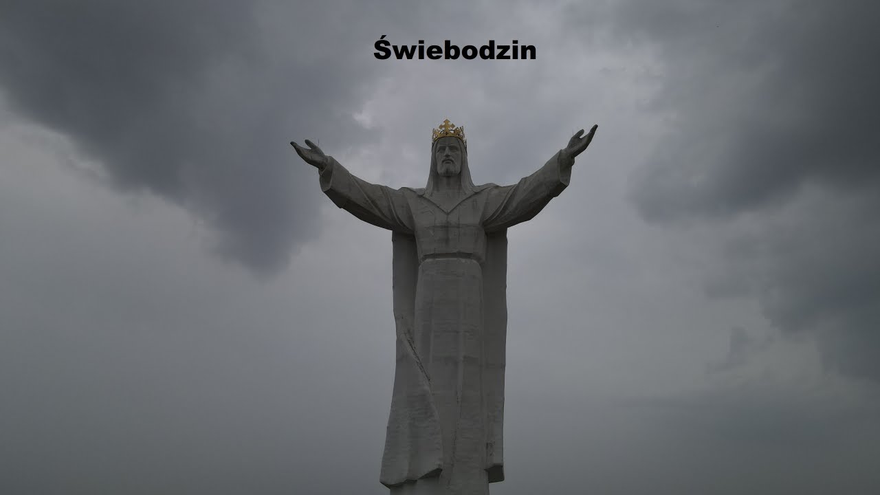 Świebodzin - Pomnik Chrystusa Króla || DRON 4K