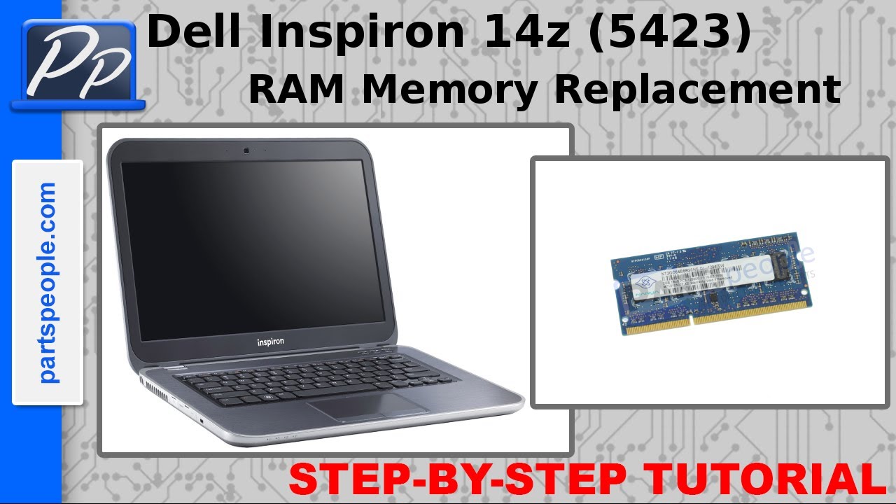 Dell Inspiron 14z (5423) RAM Memory Video Tutorial Teardown