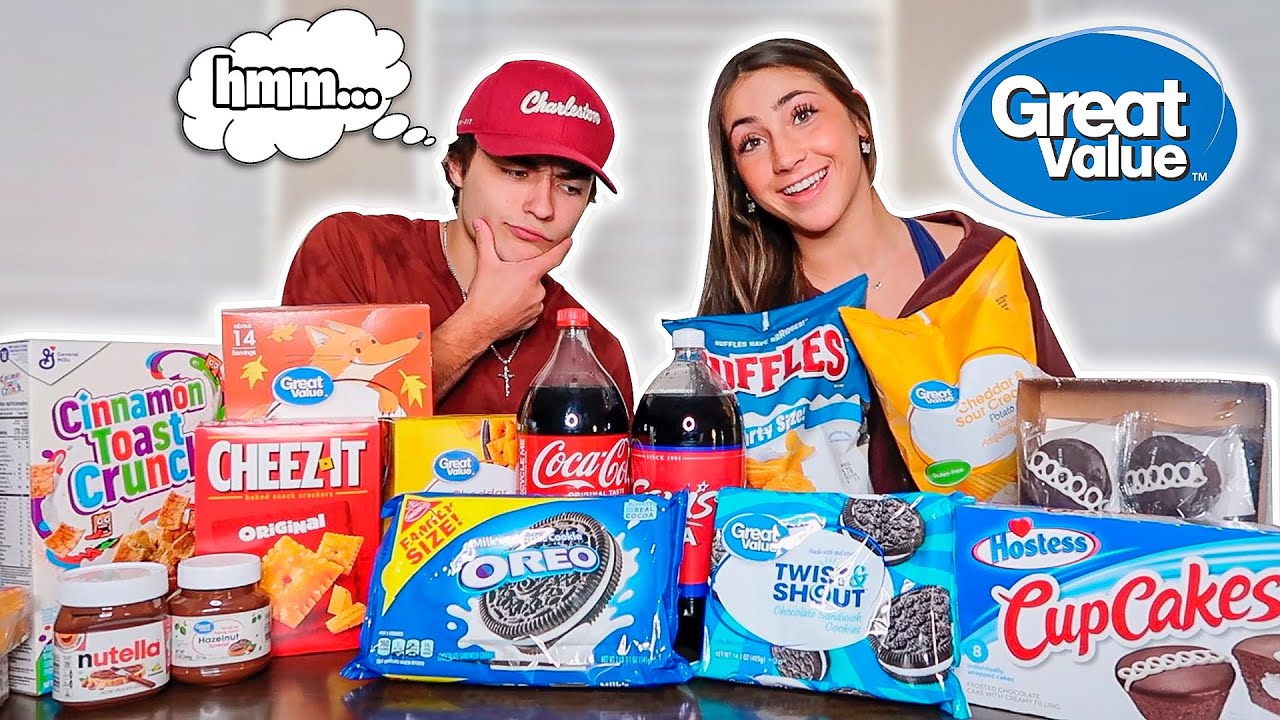NAME BRAND VS OFF BRAND FOOD CHALLENGE!! *SHOCKED*