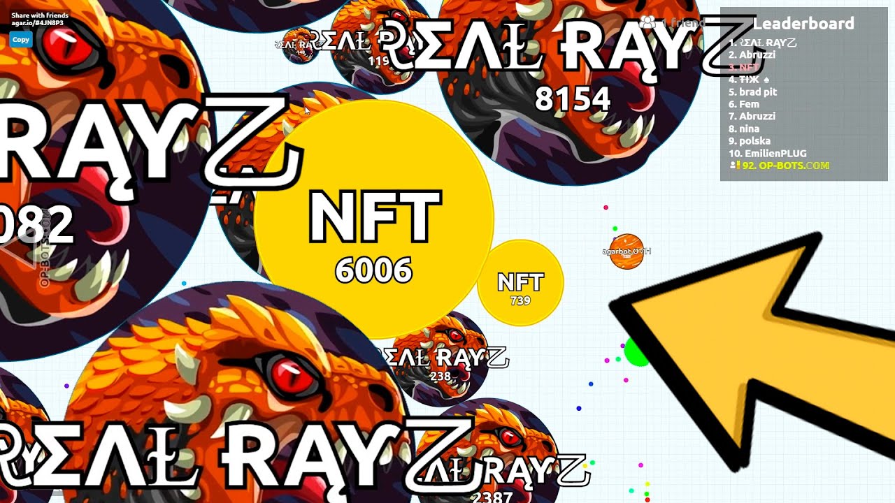 Agar.io 81,000+ Score Epic Destroying Teams