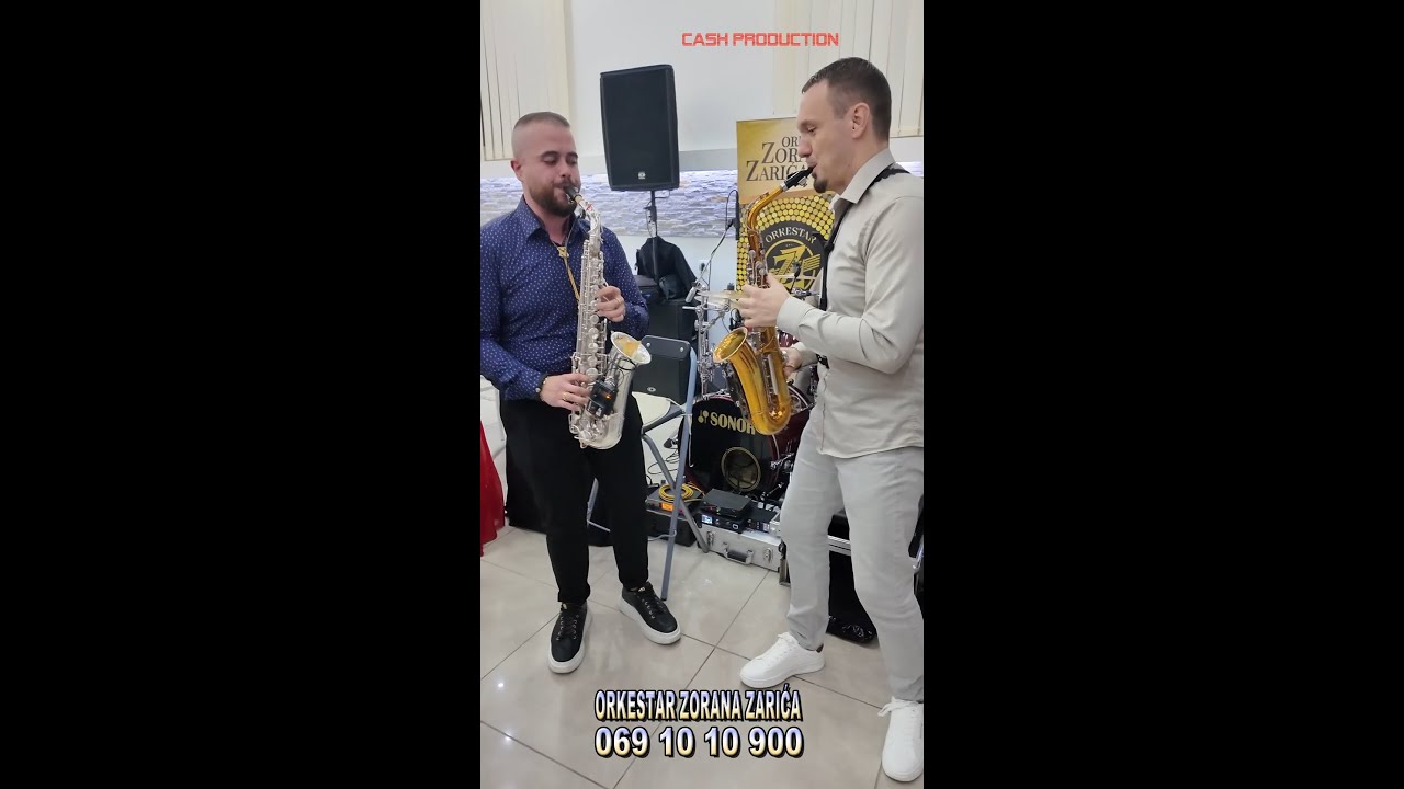 🔝 Orkestar Zorana Zarića & Olivera Čeha - Vla&scaron;ki splet! 2 x SAX 💥 Virine, Centar Sveta 💯 Punoletstvo