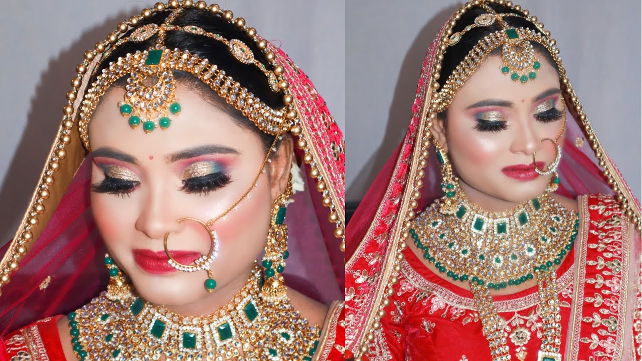 Long lasting waterproof & sweat proof bridal makeup for summer season