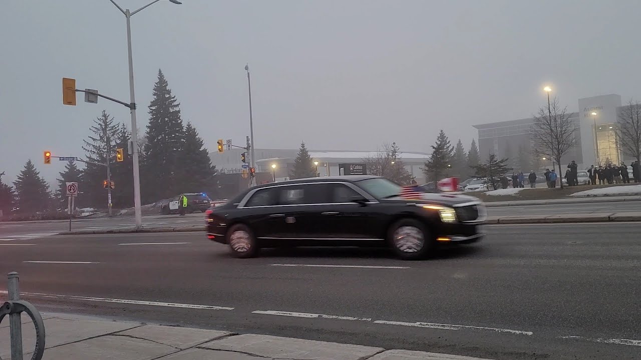 President Biden's Motorcade in Ottawa - March 23, 2023