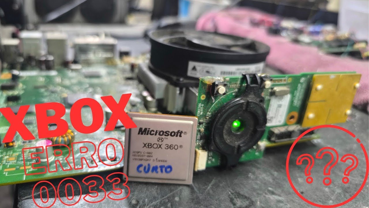 Xbox 360 erro 0033 