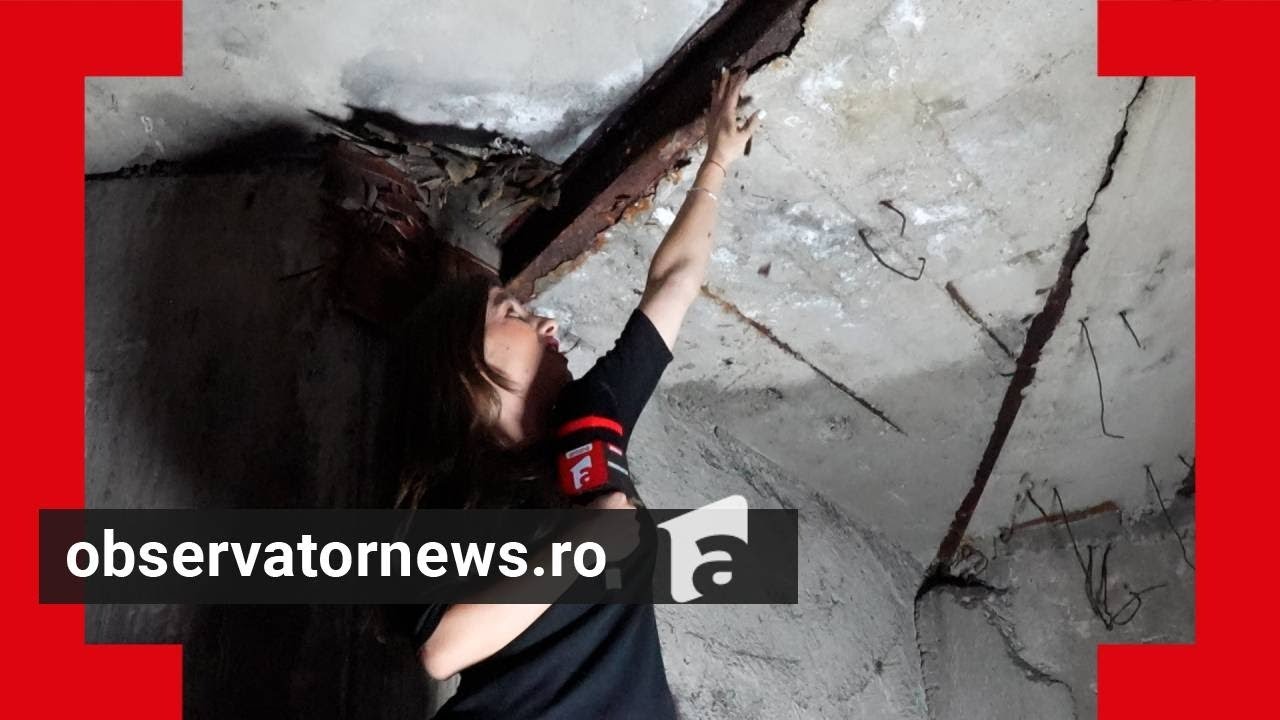 Ne pândește o catastrofă la Piața Unirii. Planșeul riscă să pice cu tot cu mașinile de la suprafață