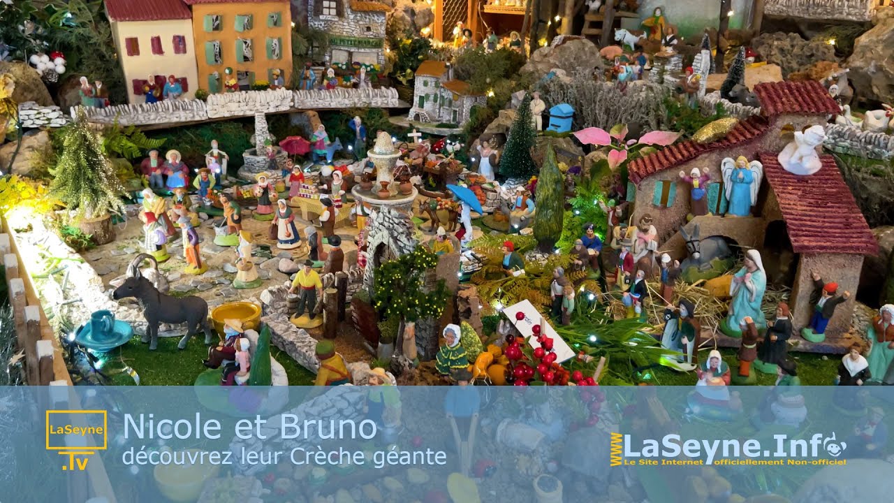 Nicole et Bruno vous invitent à découvrir leur Crèche géante