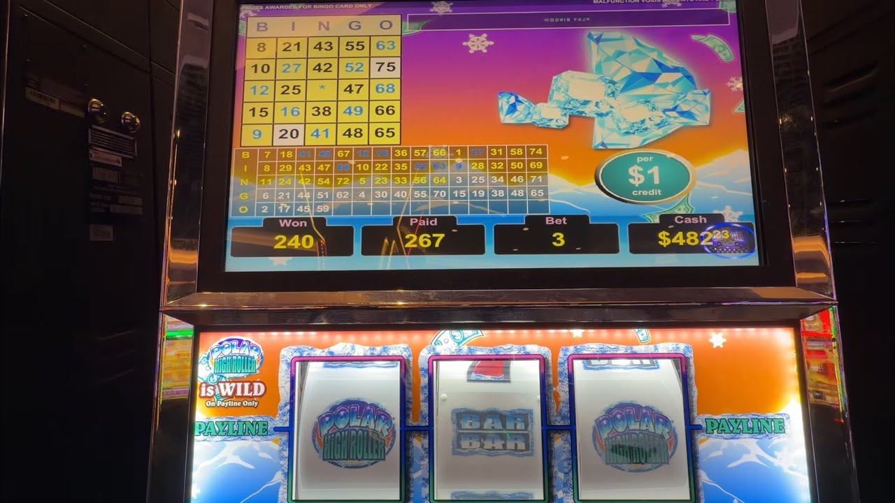 Polar High Roller Back At It At Choctaw! #casino #vgt #redscreen #slot #gambling 