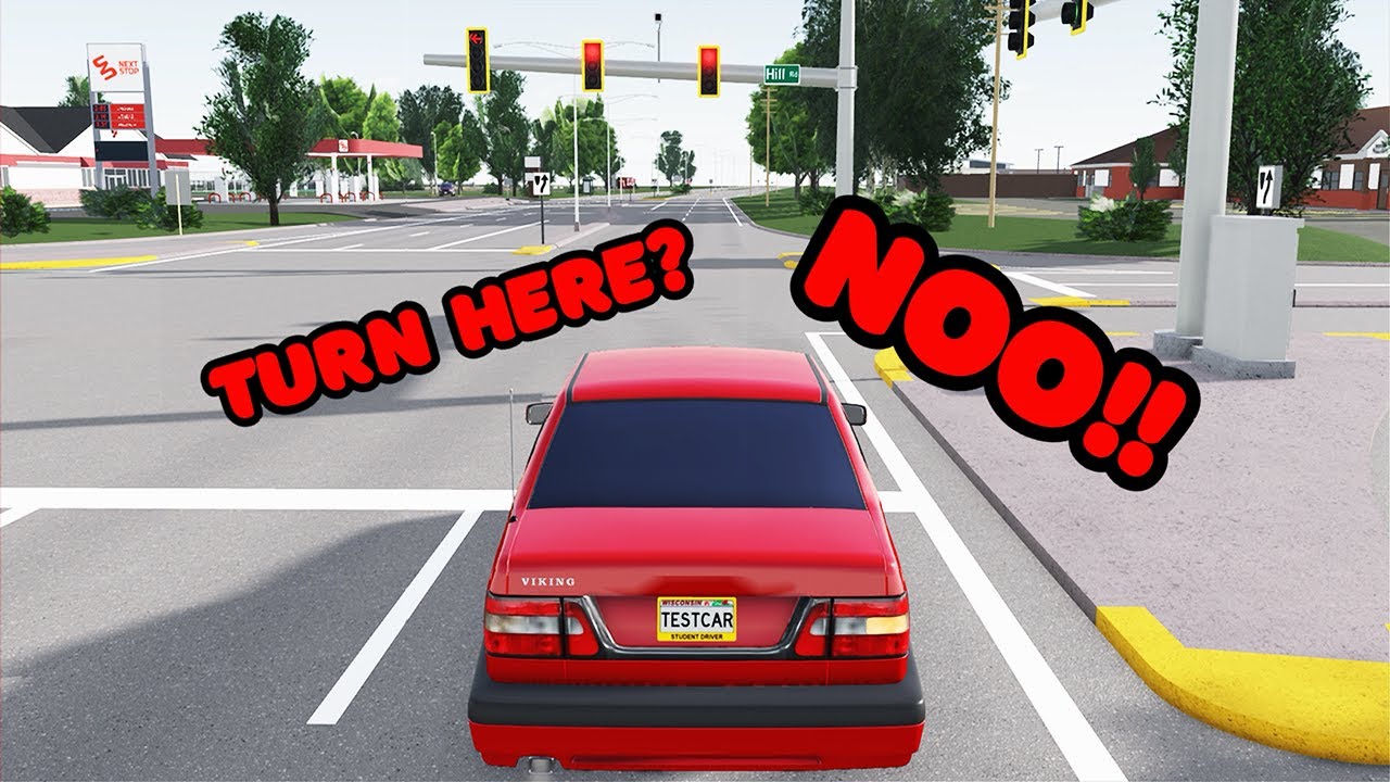 Giving people a DRIVERS TEST in Roblox Greenville
