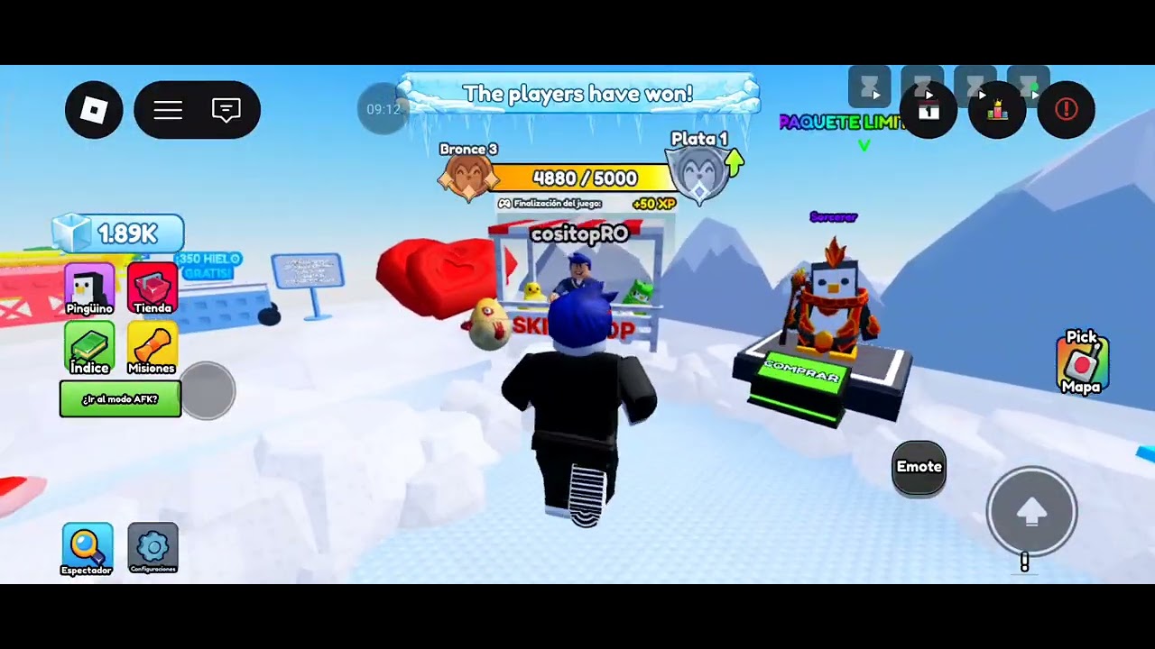 Jugando a los pingüinos 
