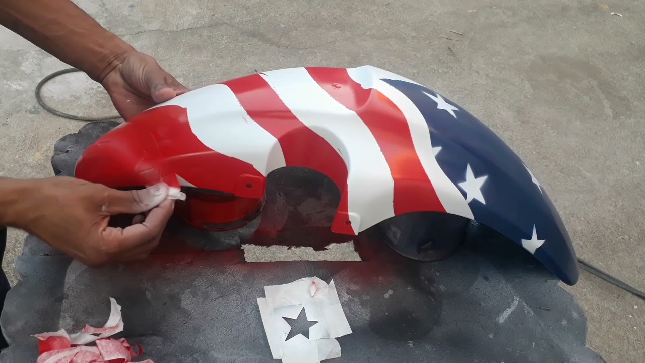 aerografia bandeira Estados Unidos ......