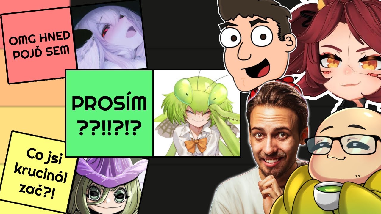 TIER LIST MONSTER HOLEK - Normíci vs. Weebové! 😁 S Kerym, Errorikem a Nini!
