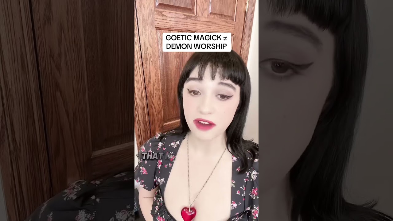 Goetic magick is not demon worship. #witchcraft #occult #magick #goetia
