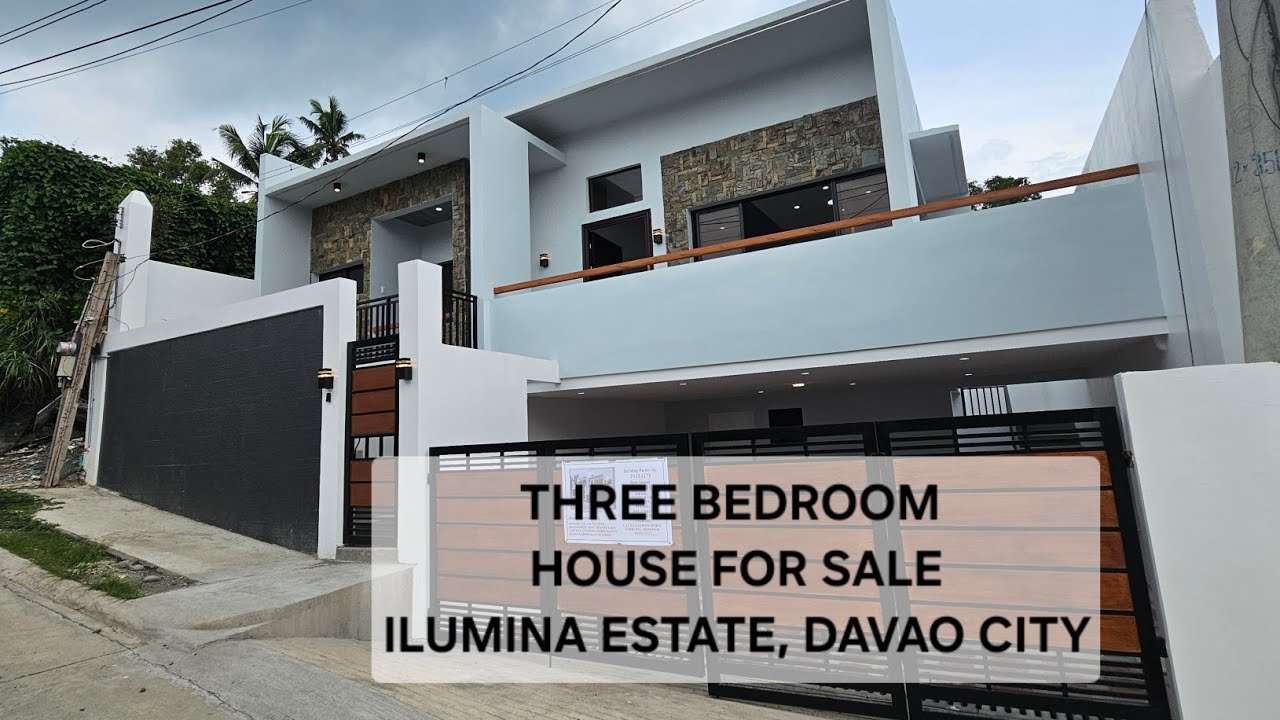 Modern Contemporary 3BR House & Lot for Sale in Ilumina Estate, Communal, Cabantian, Davao City 
