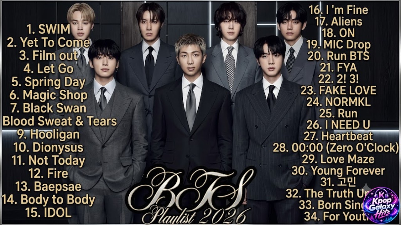 BTS 2026 Vibe List NO ADS 🎤