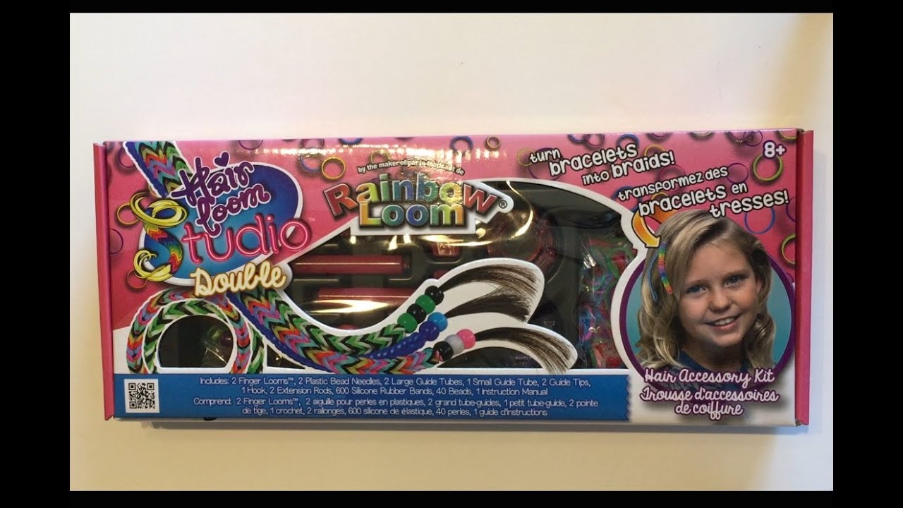 **REVIEW** New Hair Loom Studio Double Rainbow Loom Product Review