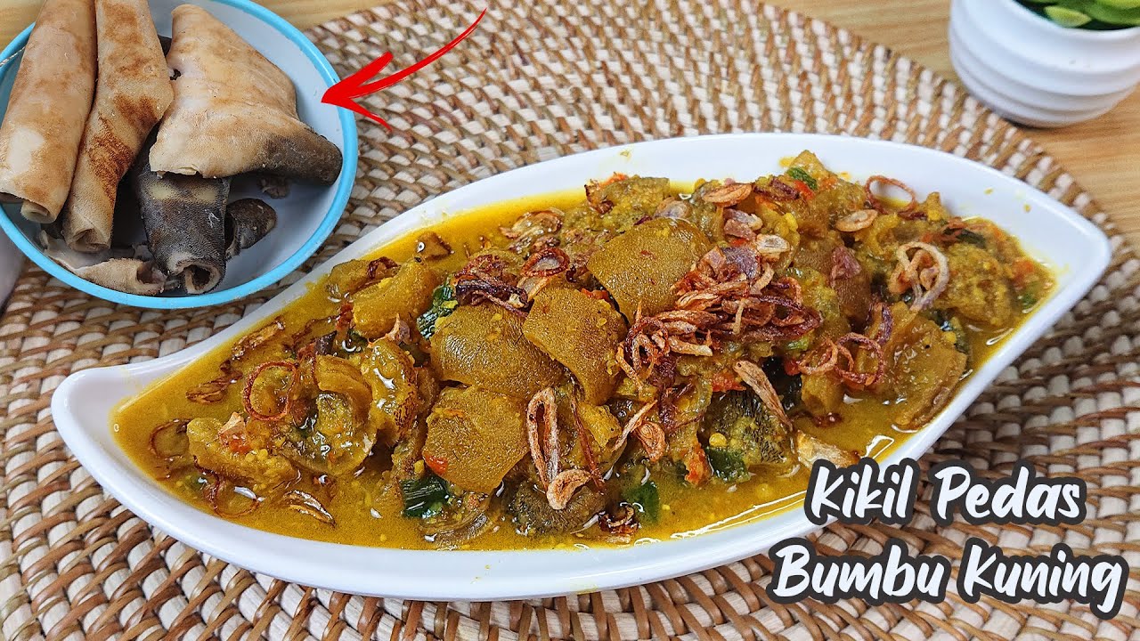 Masak Kikil Bumbu Kuning Pedas Tanpa Santan! Lumer, Empuk & Gurihnya Nagih! (Dijamin Gak Berlendir)