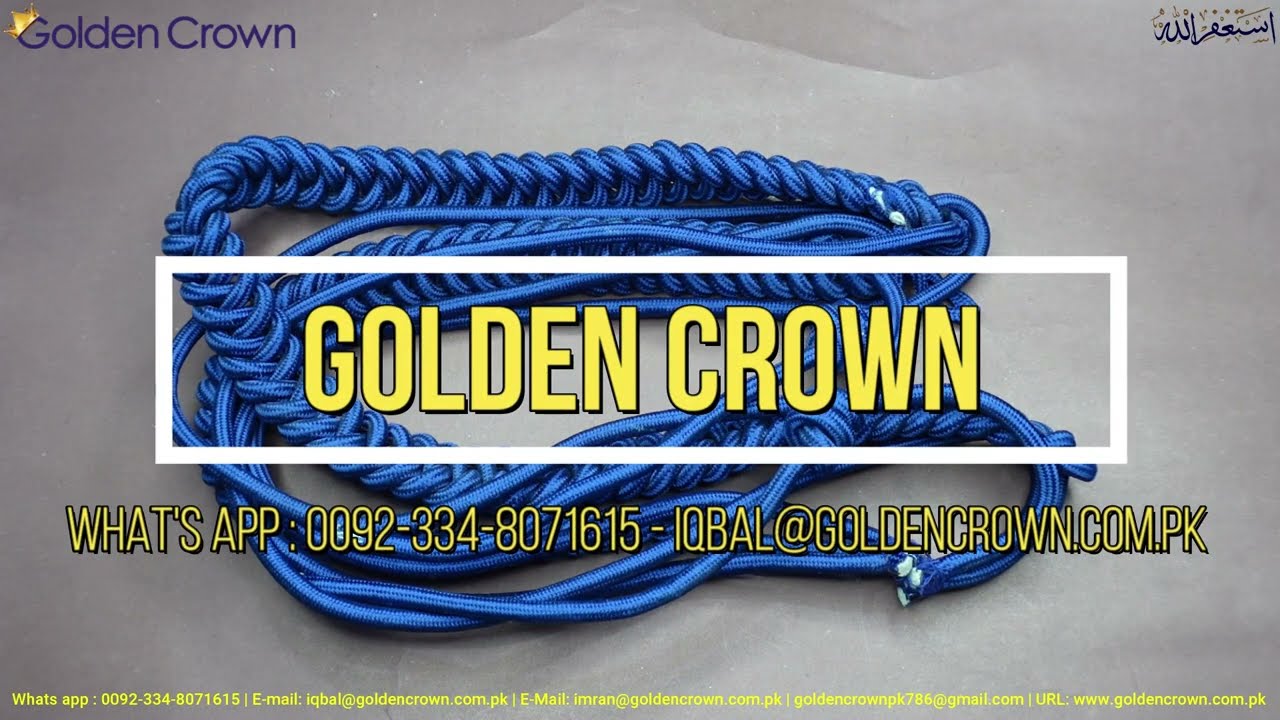 Uniform Shoulder Aiguillette, Royal Navy Uniform Aiguillette, Aiguillettes Cord