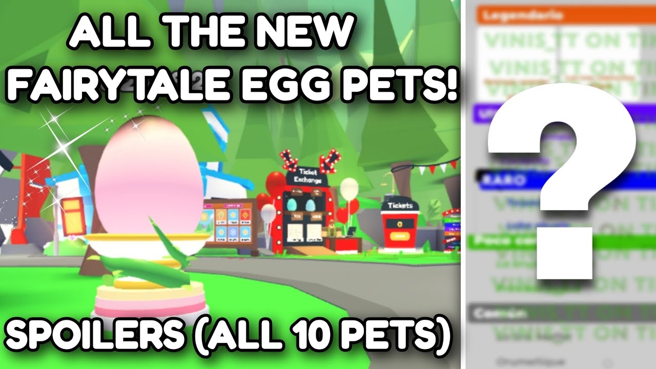 All of the NEW FAIRYTALE EGG PETS in Adopt Me! Roblox