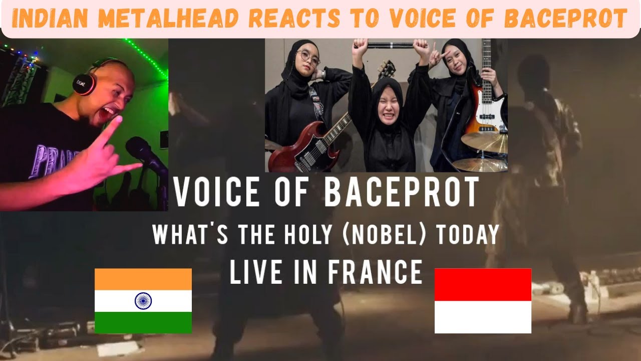 Voice of Baceprot - Whats The Holy (Nobel) Today - Live in Rennes, France 🤘  Indian Metalhead Reacts