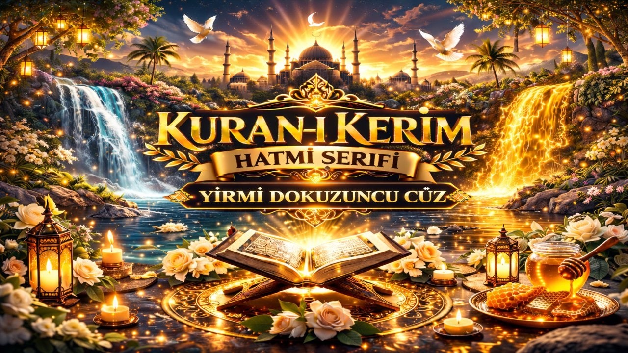 KURAN-I KERİM HATMİ ŞERİFİ - MUKABELE - YİRMİ DOKUZUNCU C&Uuml;Z  #quran #quranrecitation #qurantilawat