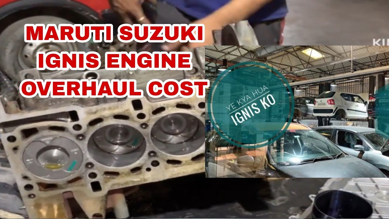 SUZUKI IGNIS ENGINE OVERHAUL!  SOUND KNOCKING! Complete cost Engine!! Ignis NEXA