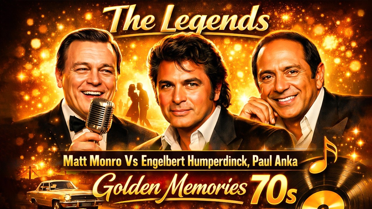 The Legends - Matt Monro Vs Engelbert Humperdinck, Paul Anka️ - Golden Memories 70s