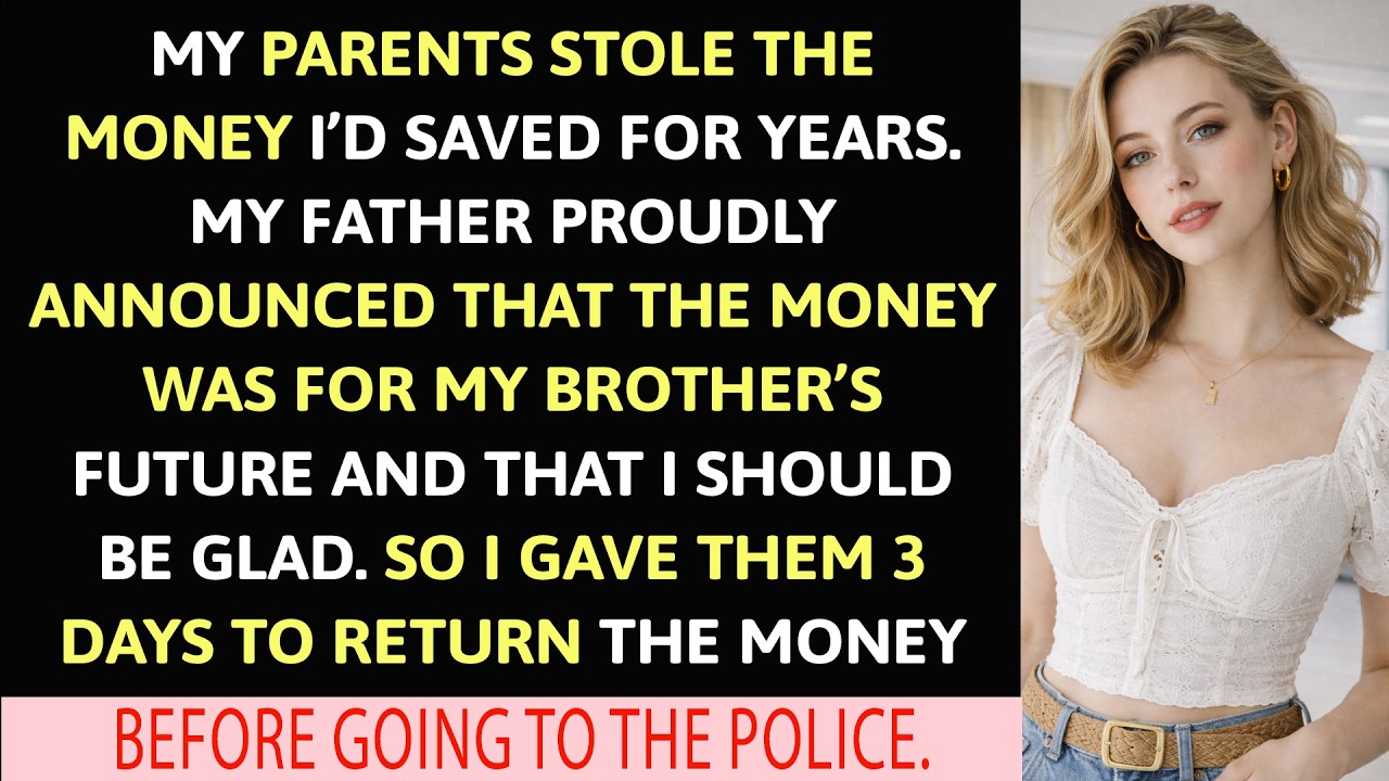 My Parents Stole The Money I’d Saved For Years. My Father Proudly Announced…
