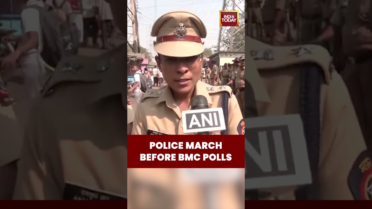 Mumbai Police Conduct Route March Ahead of Elections, Alert Across City: DCP | BMC Polls