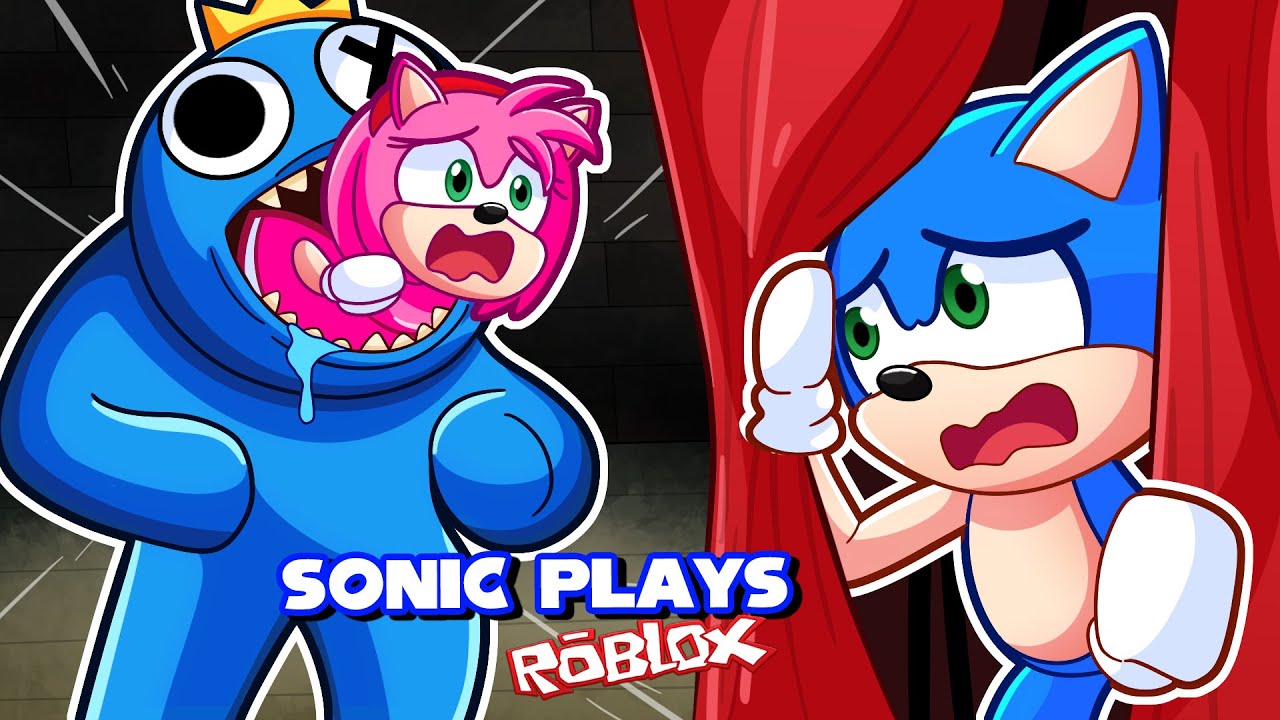 🦔 ESCAPE SCARY RAINBOW FRIENDS WITH AMY! | Sonic Plays Rainbow Friends