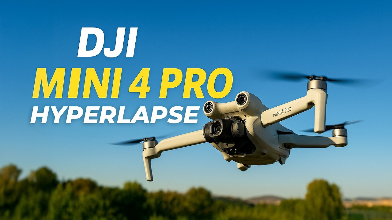 DJI Mini 4 Pro Drone ile Hyperlapse Çekimi |  Hyperlapse Çekiminde Tüm İpuçları