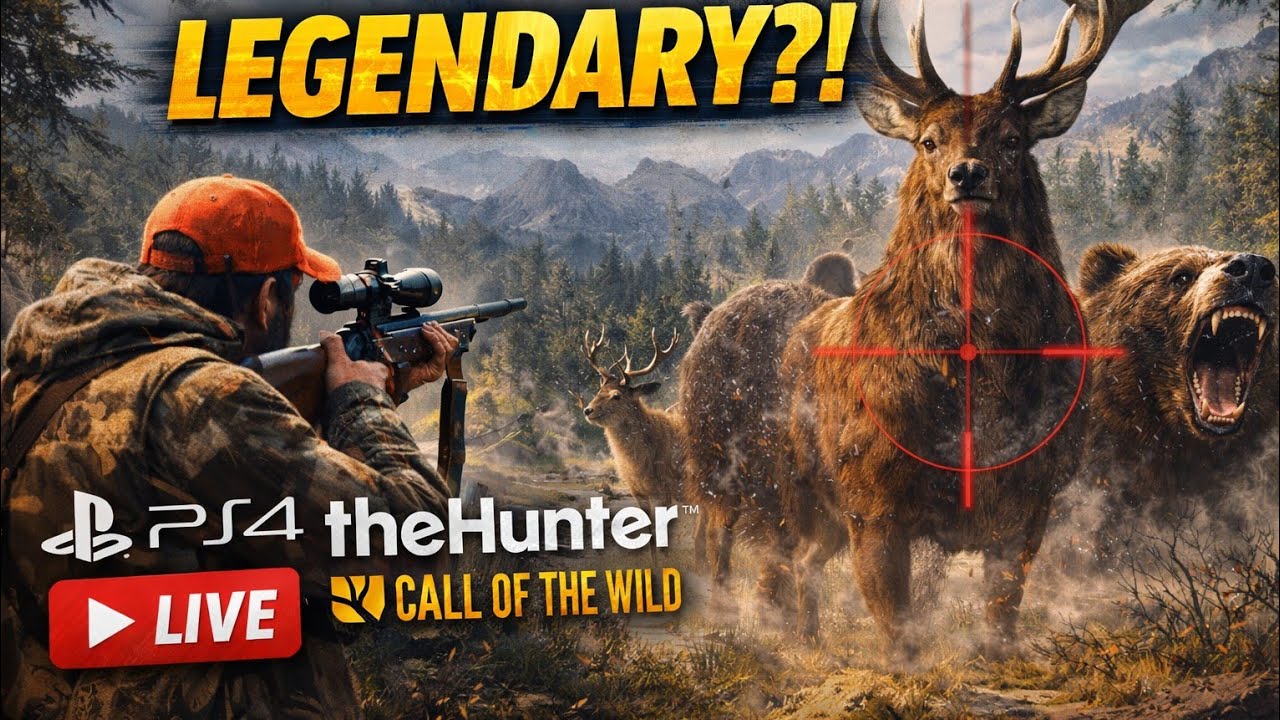 Lovimo Legendary trofeje u The Hunter Call of the wild PS4 LIVE UPADAJTEE