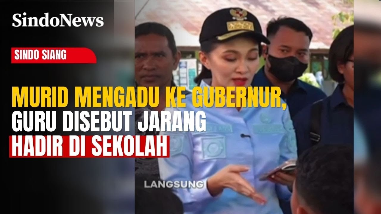 Murid Curhat Guru Jarang Masuk, Gubernur Sherly Catat dan Janji Tindak Lanjut | Sindo Siang | 17/01