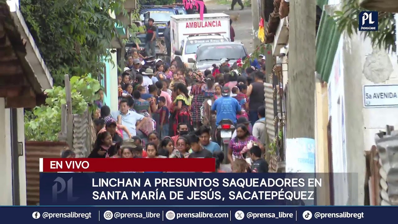 Linchan a personas señaladas de robar en casas afectadas por sismos en Santa María de Jesús