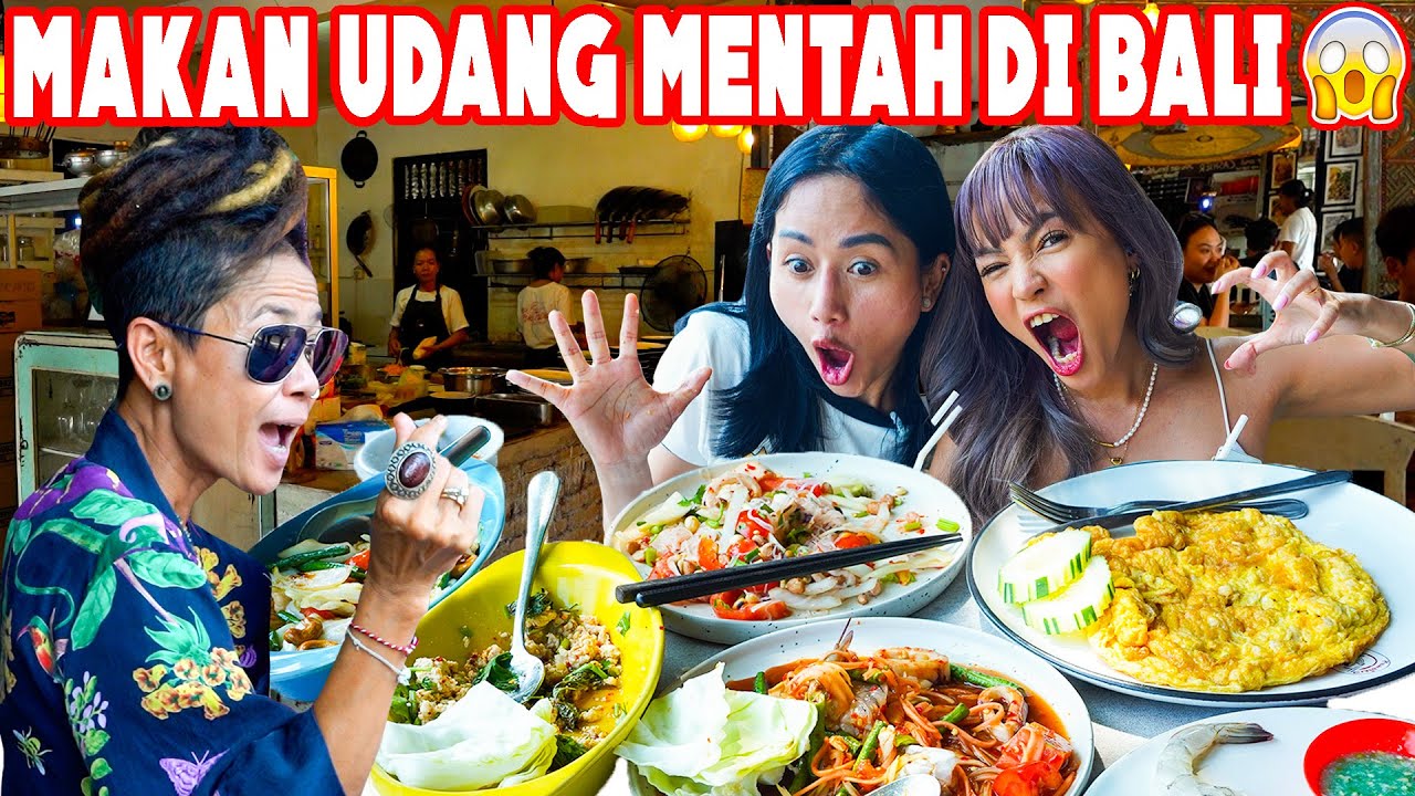 MUKBANG UDANG MENTAH DI RESTO MERTUA JENNIFER COPPEN!!