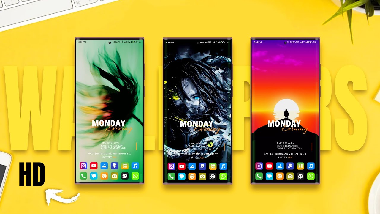 Top 5 HD Wallpaper Apps for Android 2025 &mdash; Ultra HD, Anime & Curated Art