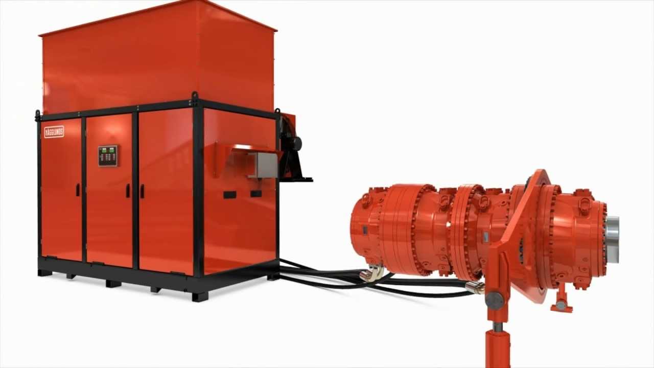 Bosch Rexroth - Hägglunds Drive system - CBP motor and drive Unit  DU