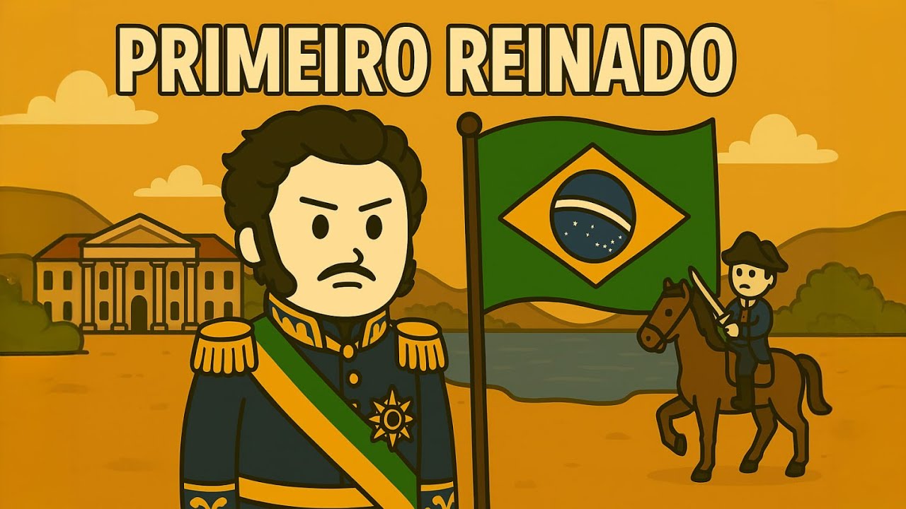 Primeiro Reinado (1822–1831): Crises, Conflitos e a Abdicação de Dom Pedro I | Resumo em Animação